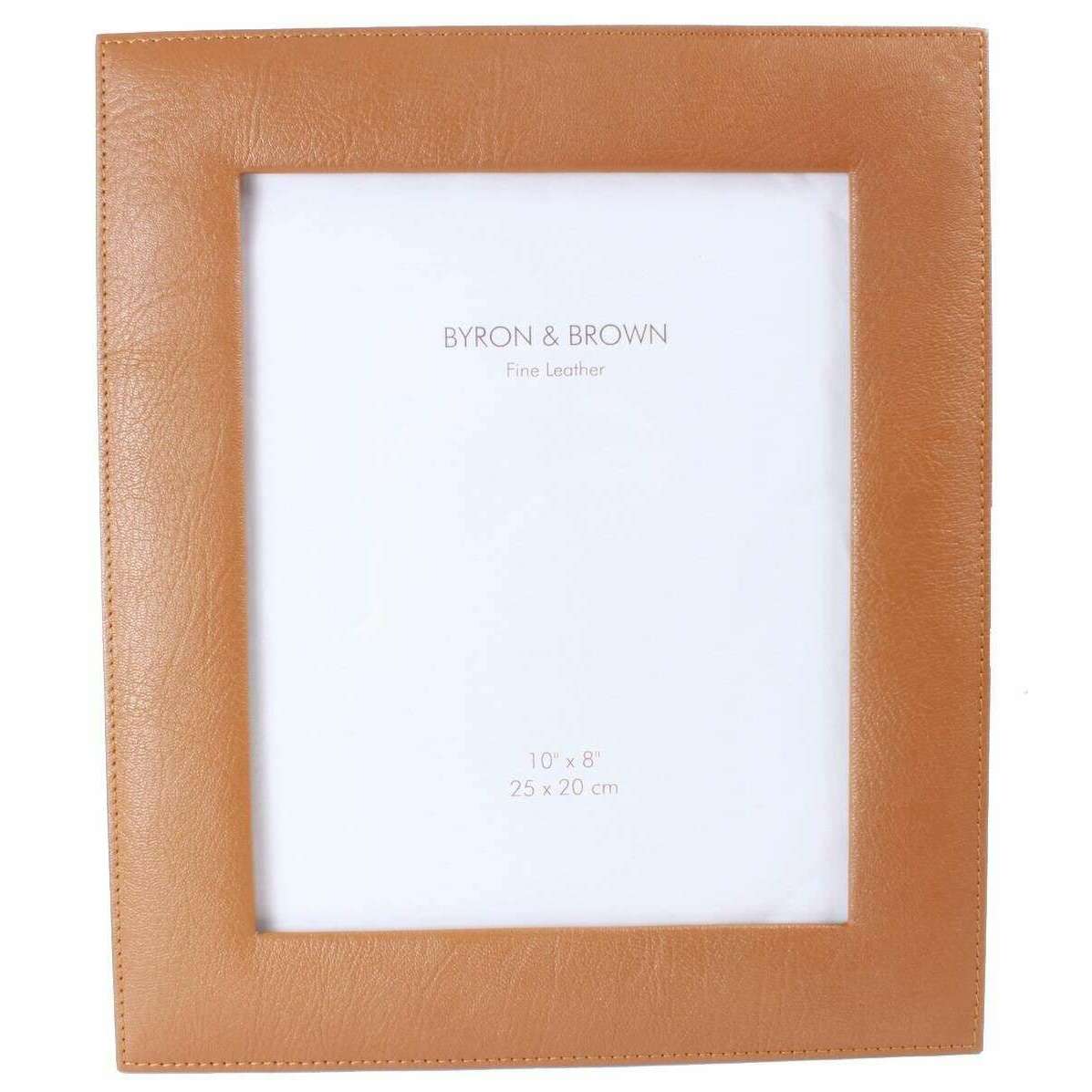 Byron and Brown Vintage Leather Photo Frame 10x8 - Tan