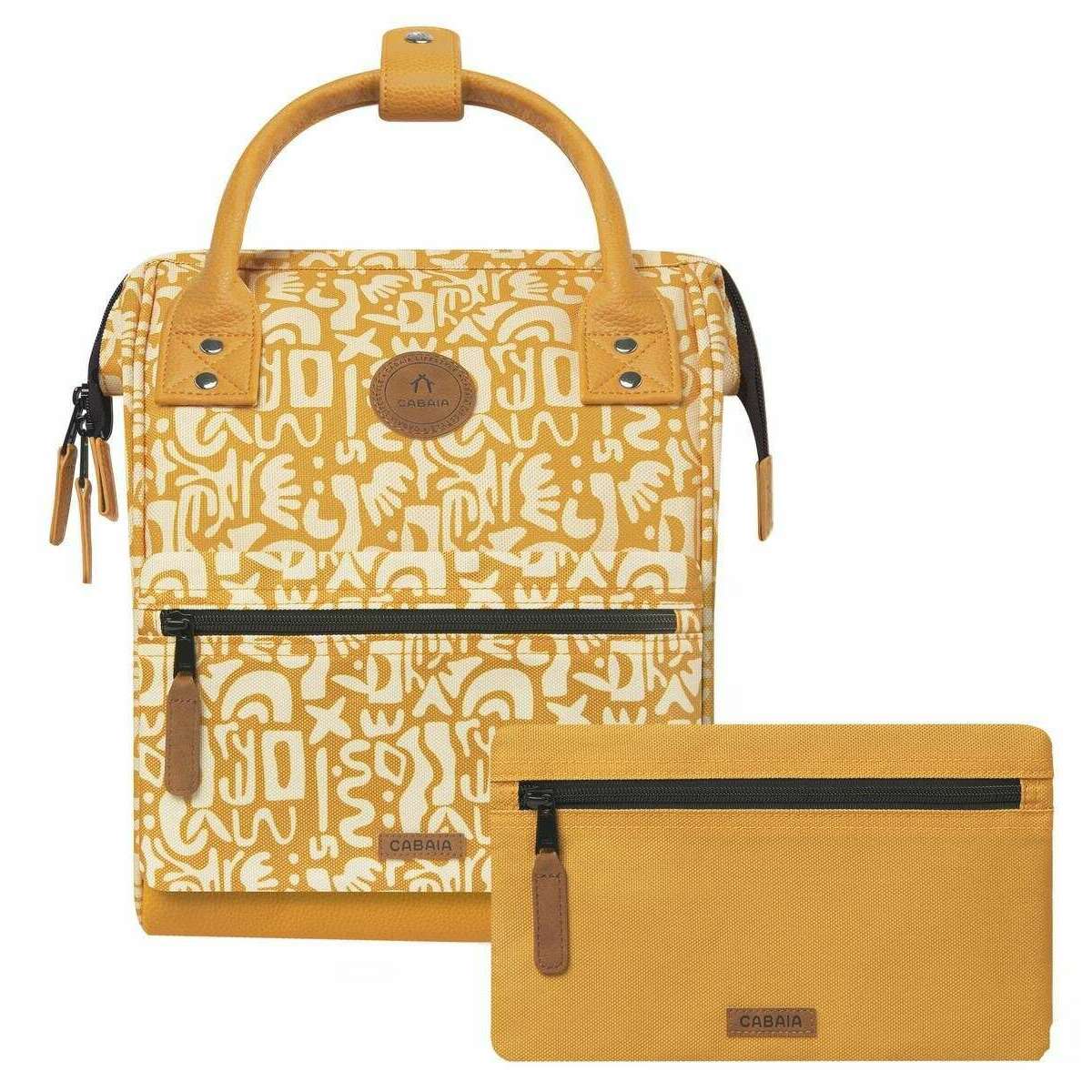 Cabaia Adventurer All Over Small Backpack - Setif Yellow