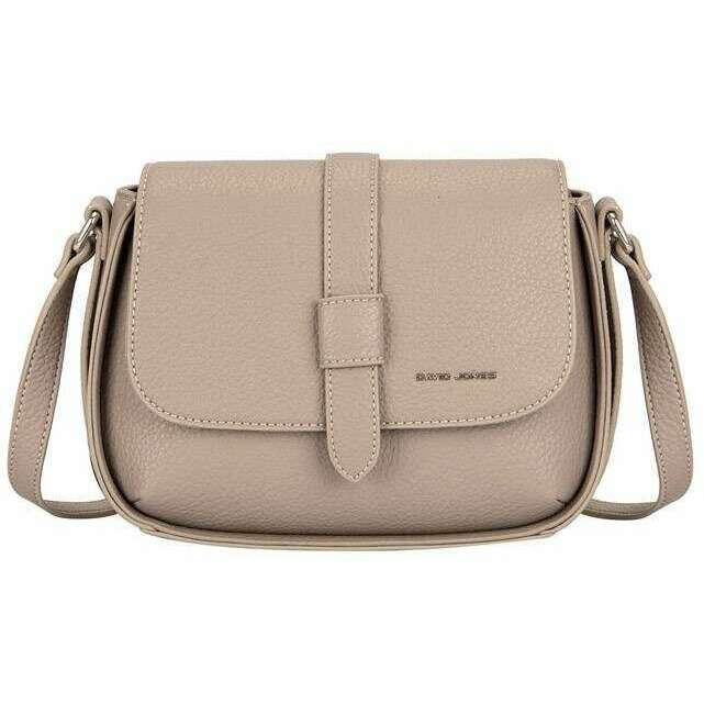 David Jones Half Flap Saddle Bag - Gravel Grey