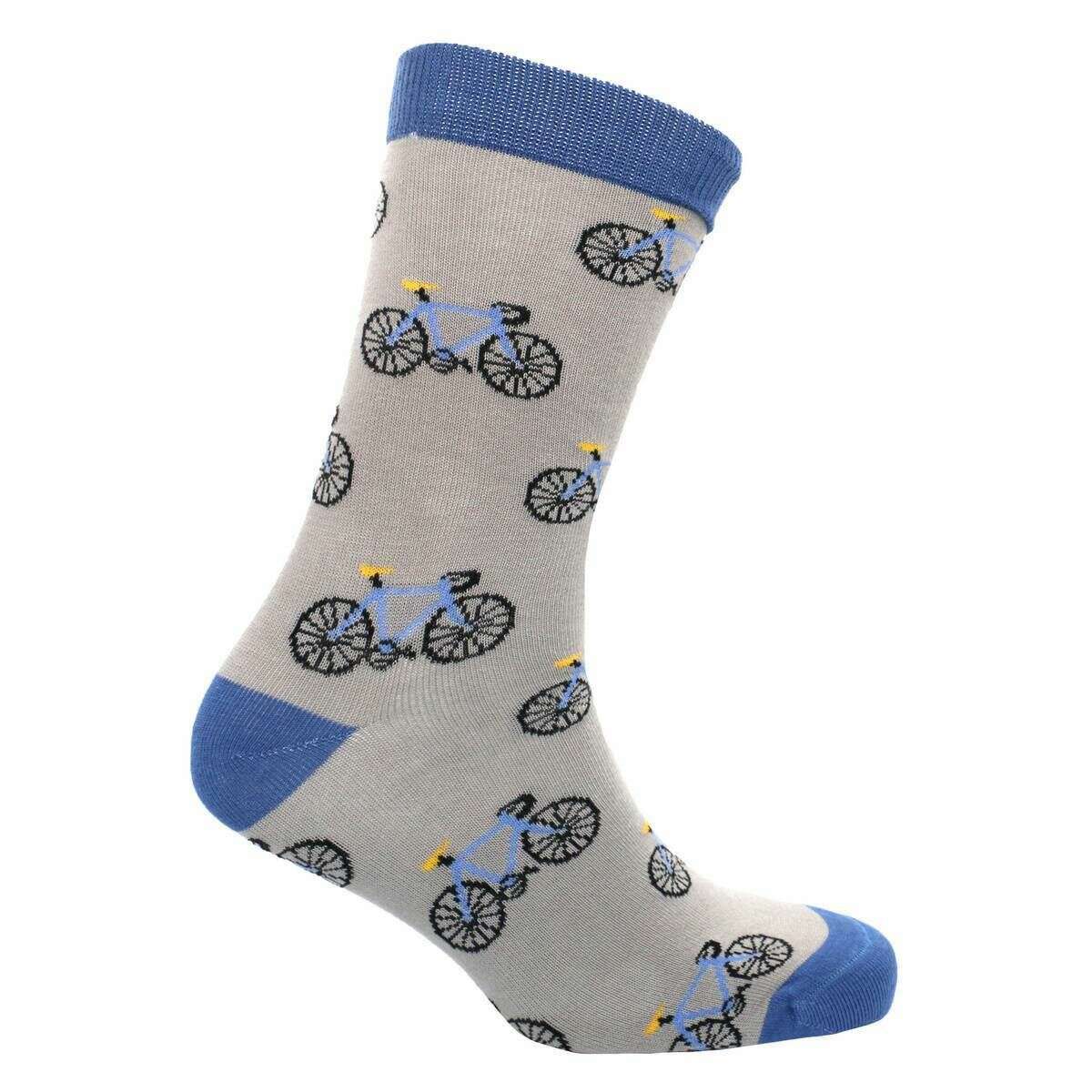 David Van Hagen Bicycle Socks - Grey/Blue