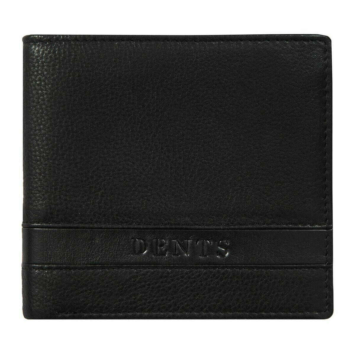 Dents Clyde Leather RFID Blocking Bifold Wallet - Black