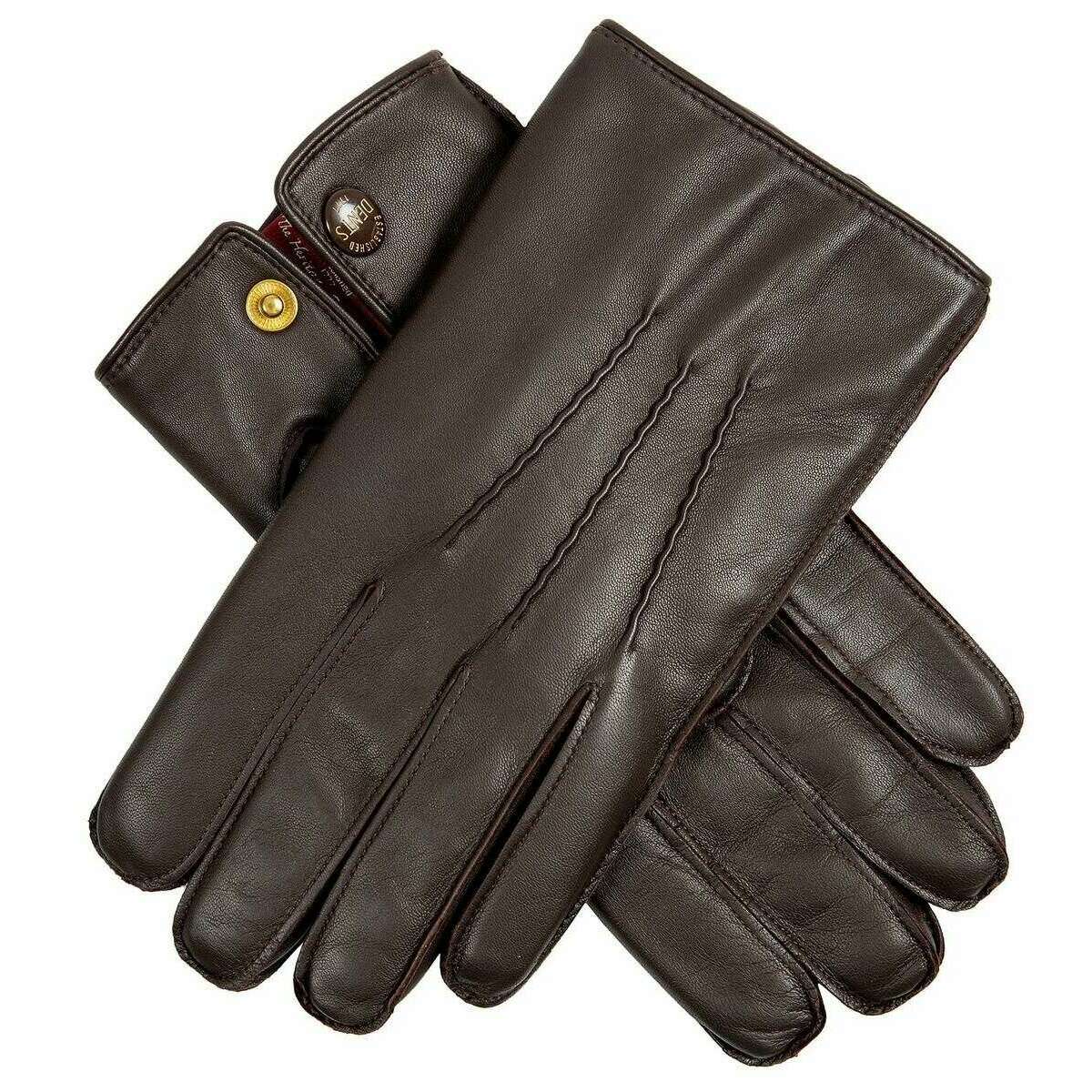 Dents Lumley Heritage Leather Gloves - Brown