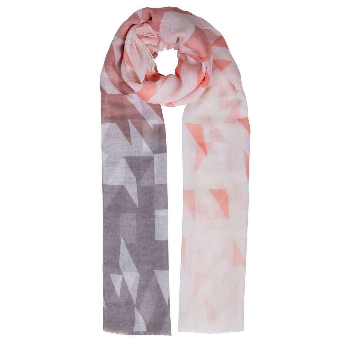 Dents Ombre Lightweight Scarf - Grey
