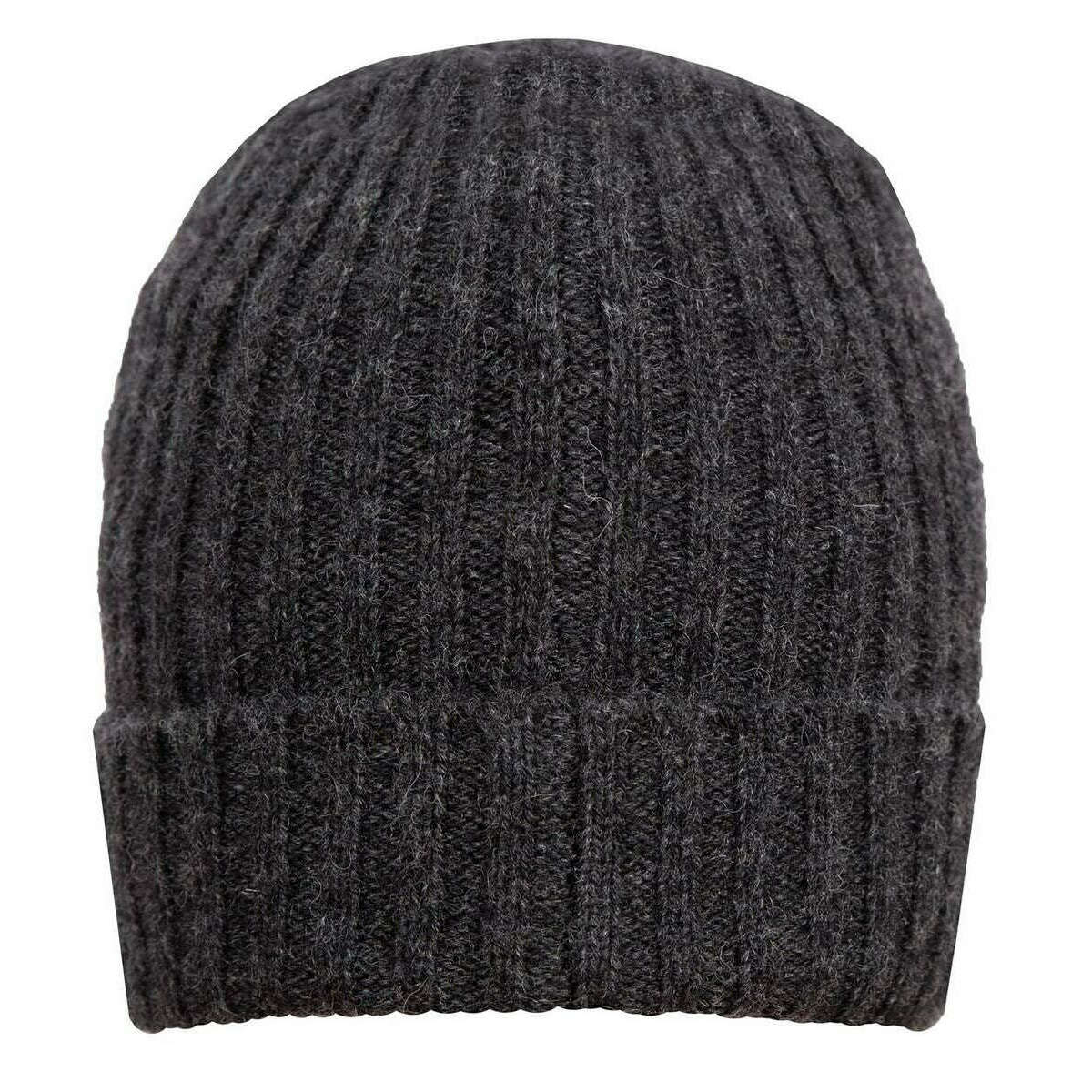 Dents Rib Knit Thinsulate-Lined Beanie Hat - Charcoal Grey