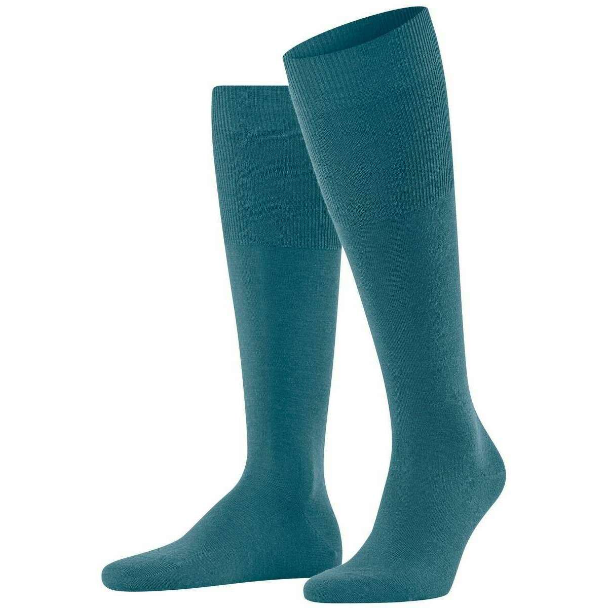 Falke Airport Knee High Socks - Peacock Blue