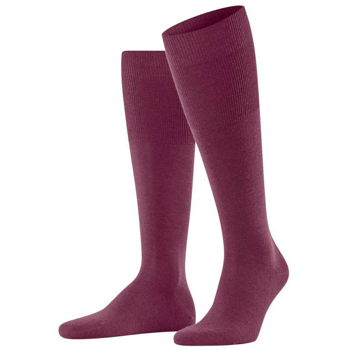 Falke Airport Knee High Socks - Red Plum