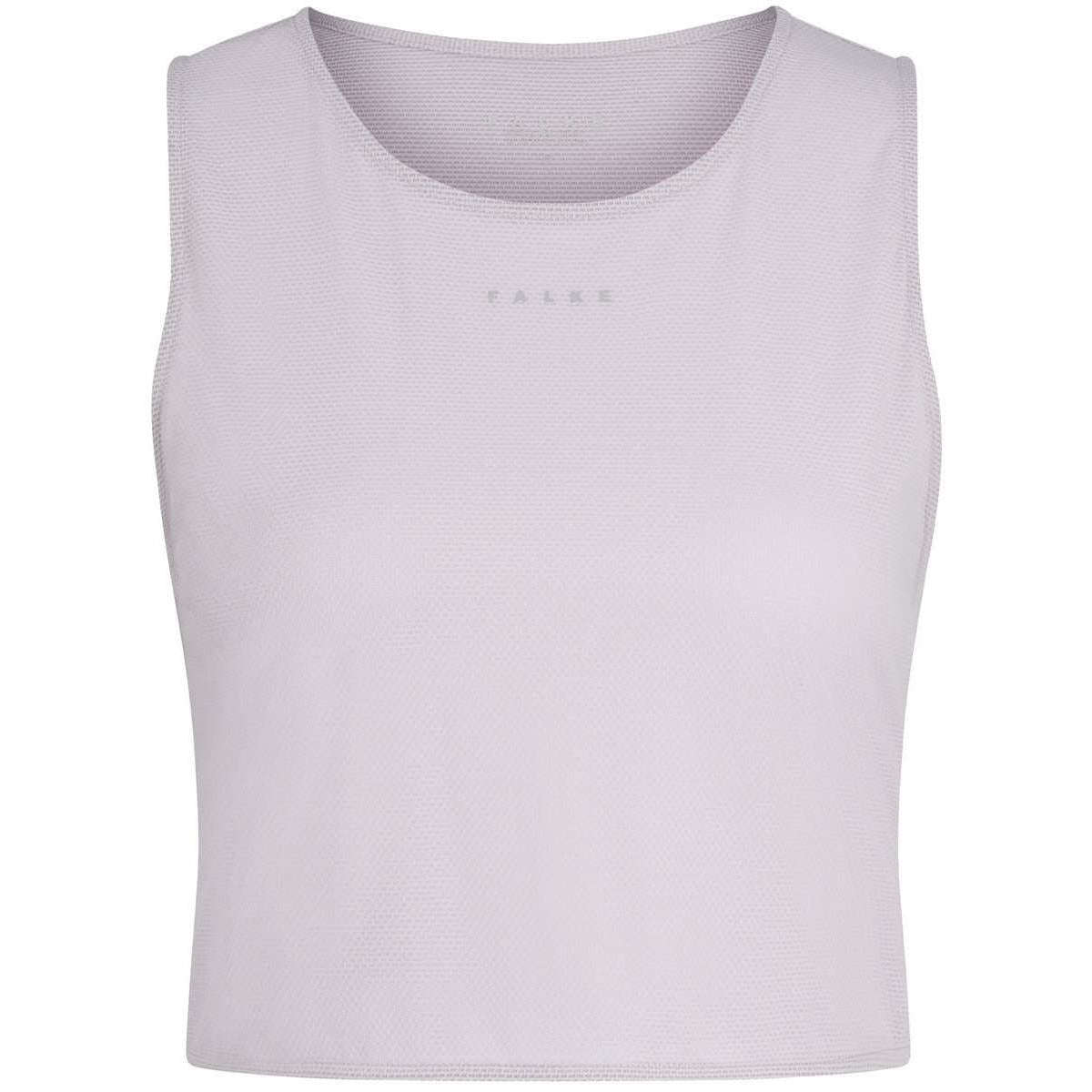 Falke Casual Crop Top - Dusty Iris Grey