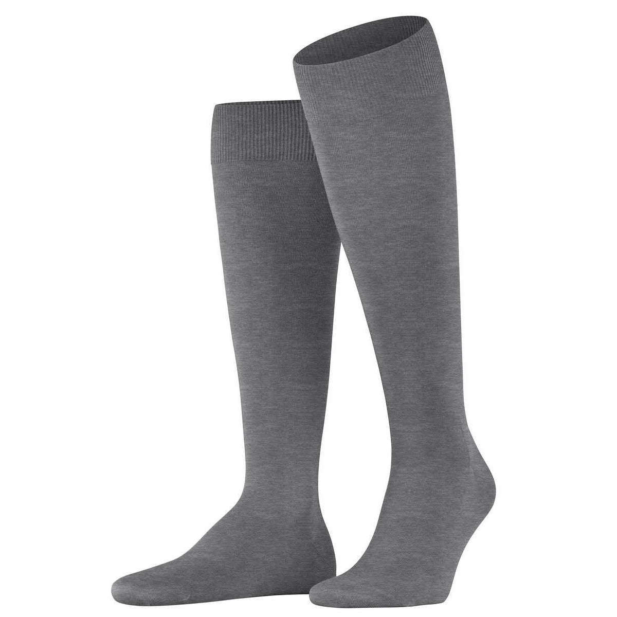 Falke Climawool Knee High Socks - Light Grey Mel