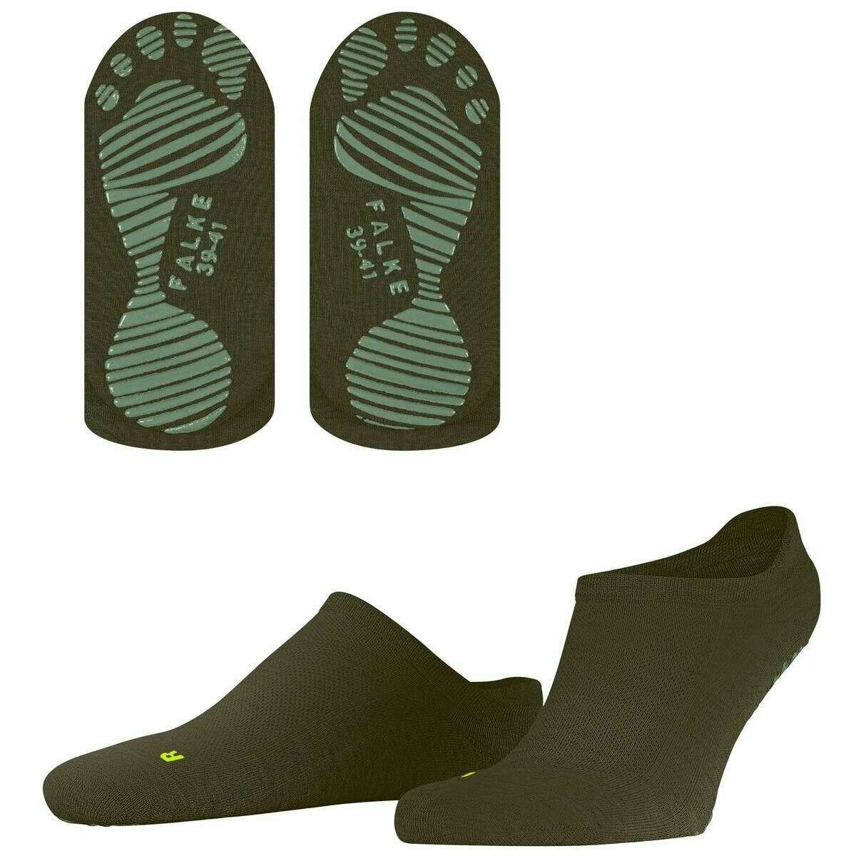 Falke Cool Kick Printed Sole Sneaker Socks - Arctichoke Green