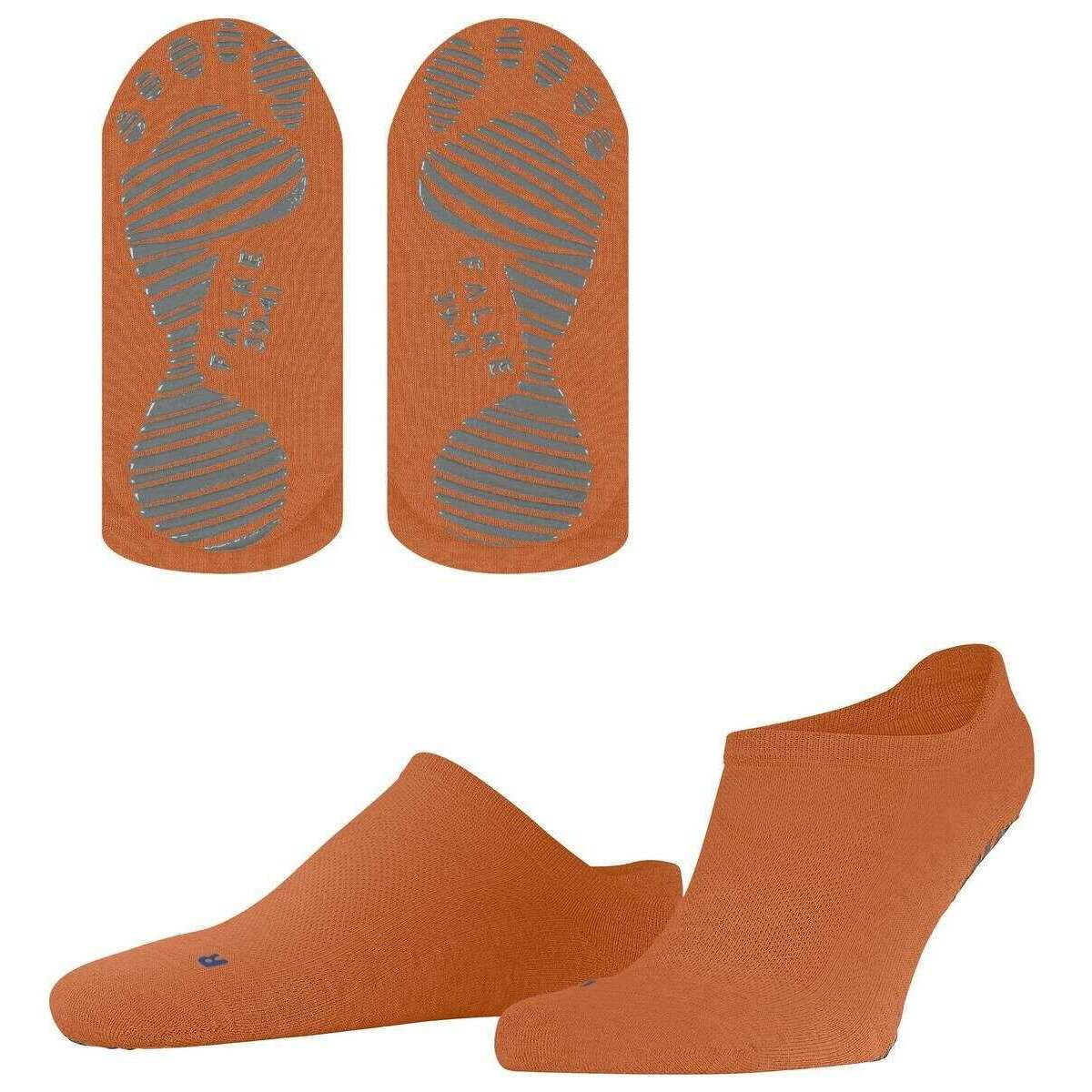 Falke Cool Kick Printed Sole Sneaker Socks - Tandoori Orange