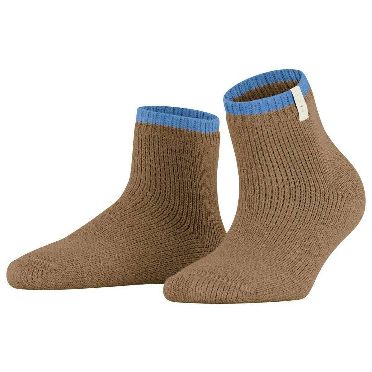 Falke Cosy Plush Short Socks - Dune Brown