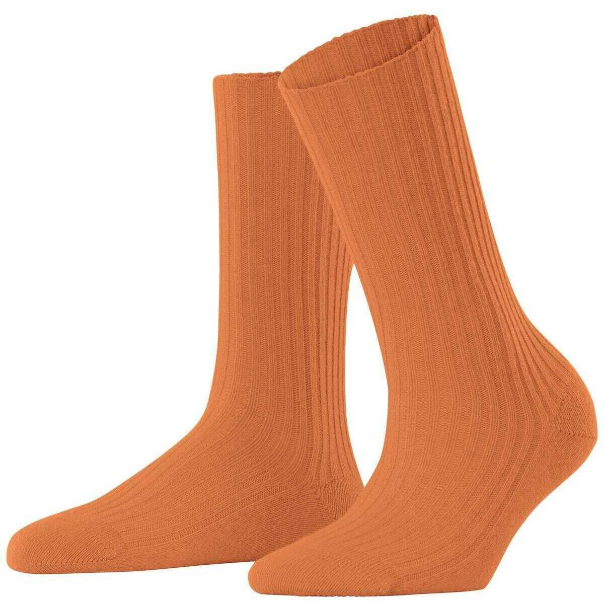Falke Cosy Wool Boot Socks - Tandoori Orange