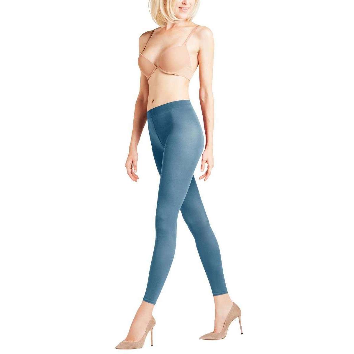 Falke Cotton Touch Leggings - Ink Blue