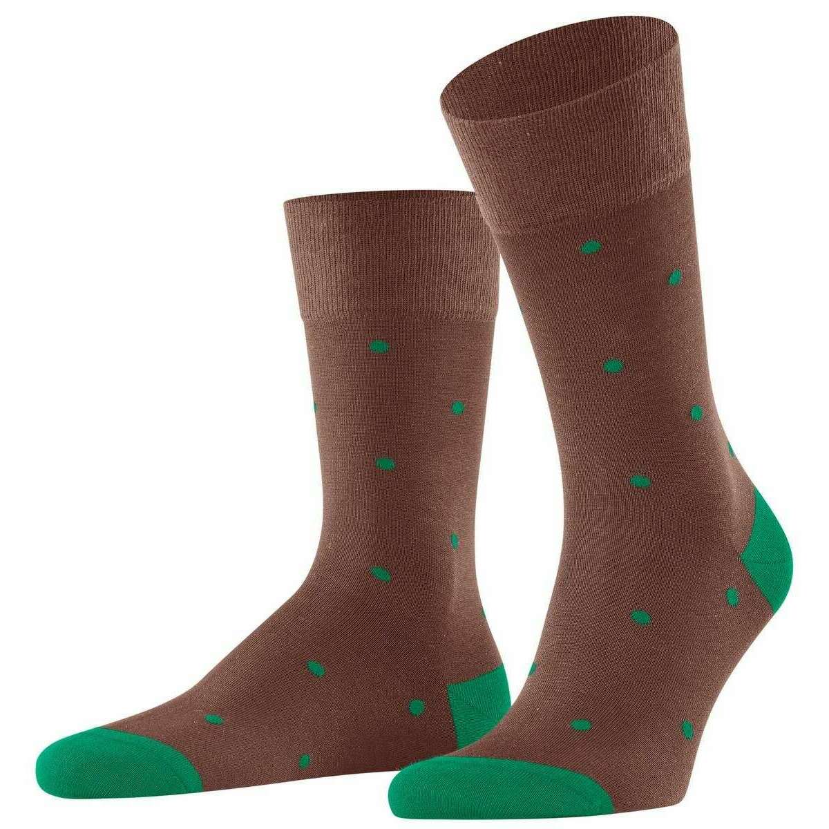 Falke Dot Socks - Brandy Brown