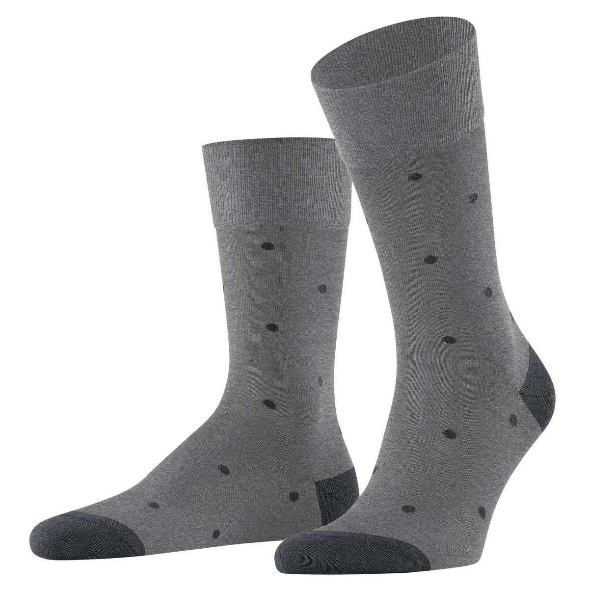Falke Dot Socks - Steel Mel Grey