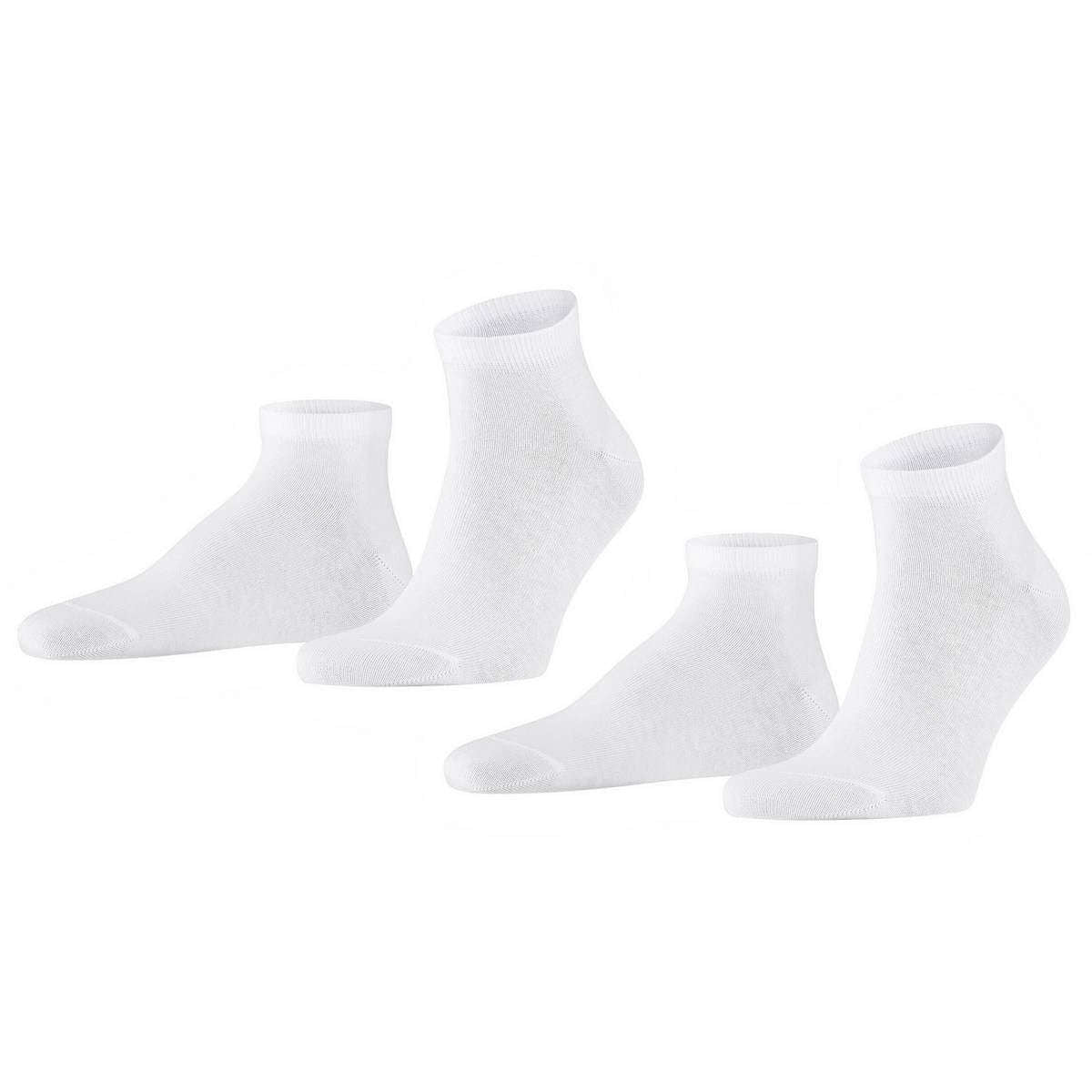 Falke Happy 2 Pack Sneaker Socks - White