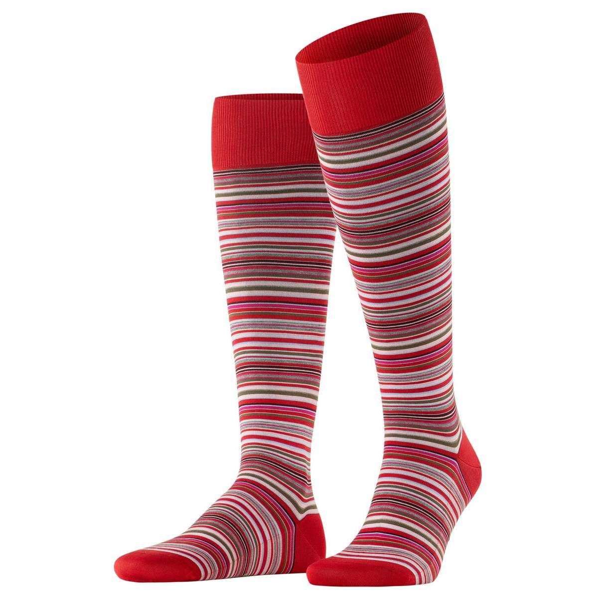 Falke Microblock Knee High Socks - Red