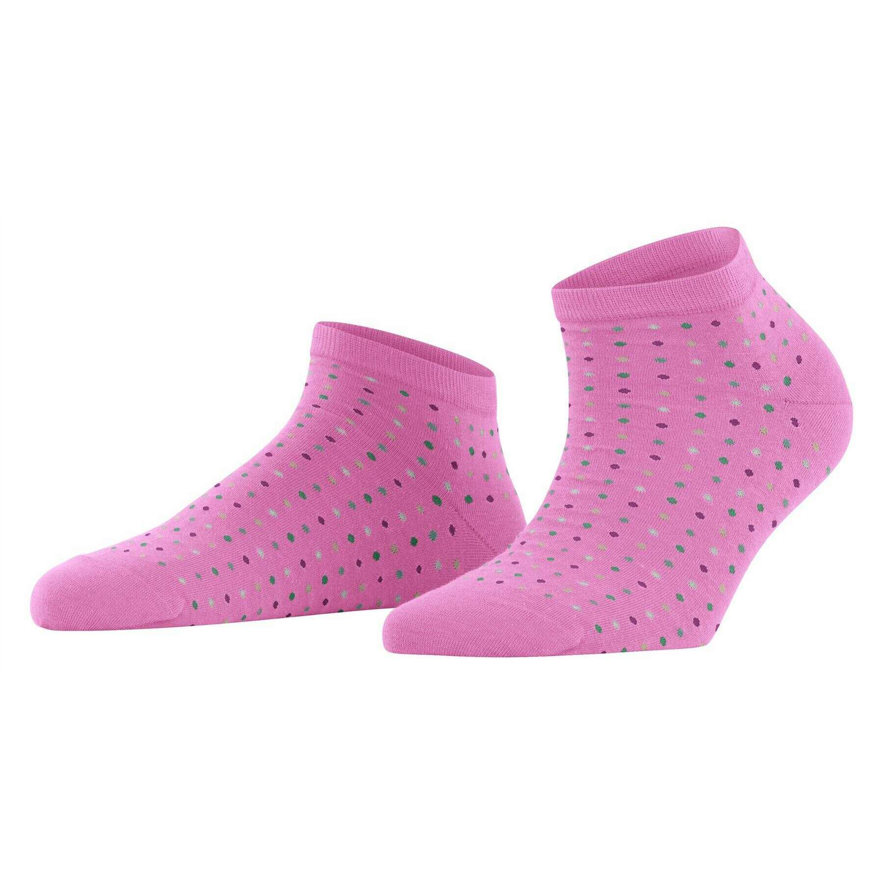 Falke Multispot Sneaker Socks - Lipstick Pink