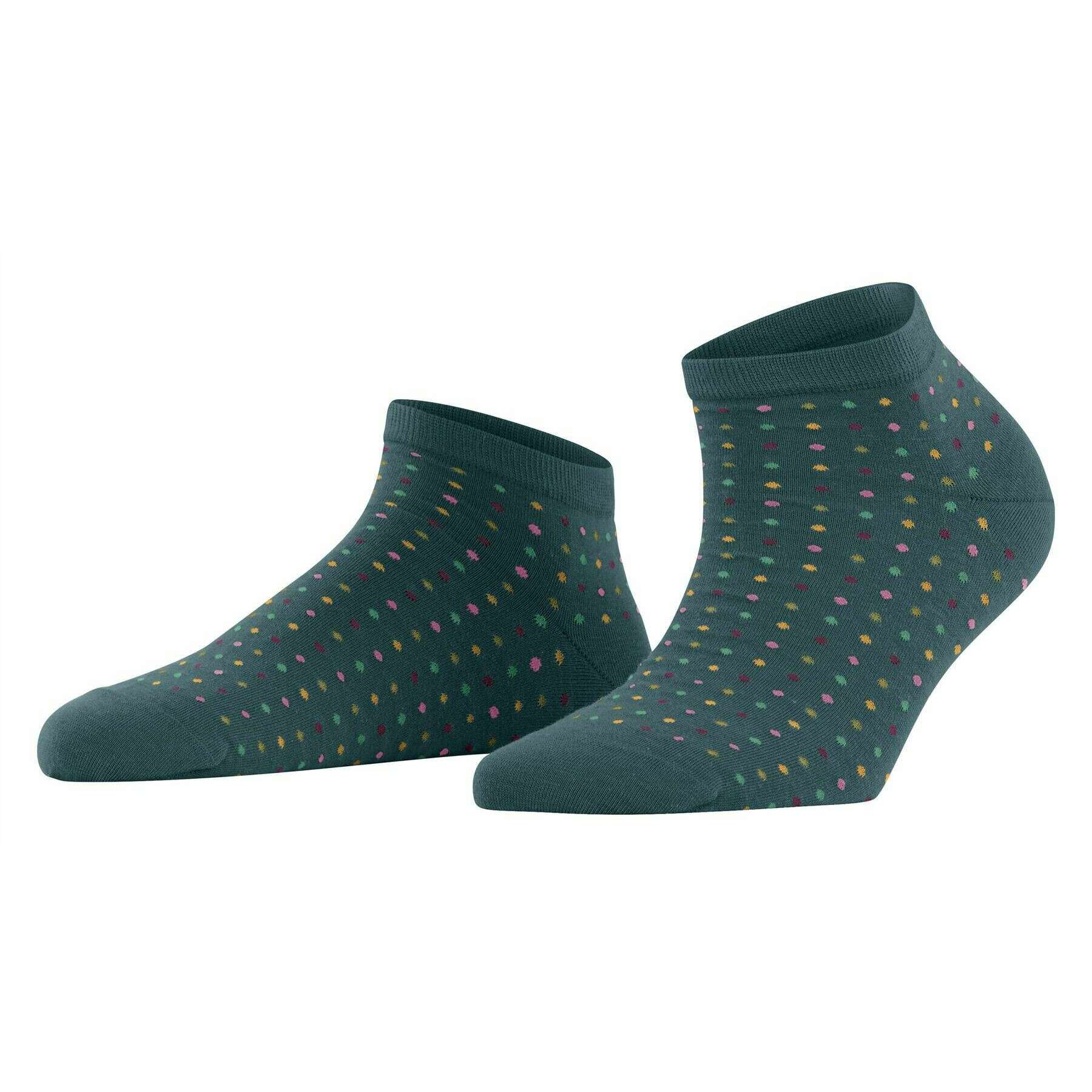Falke Multispot Sneaker Socks - Mulberry Green