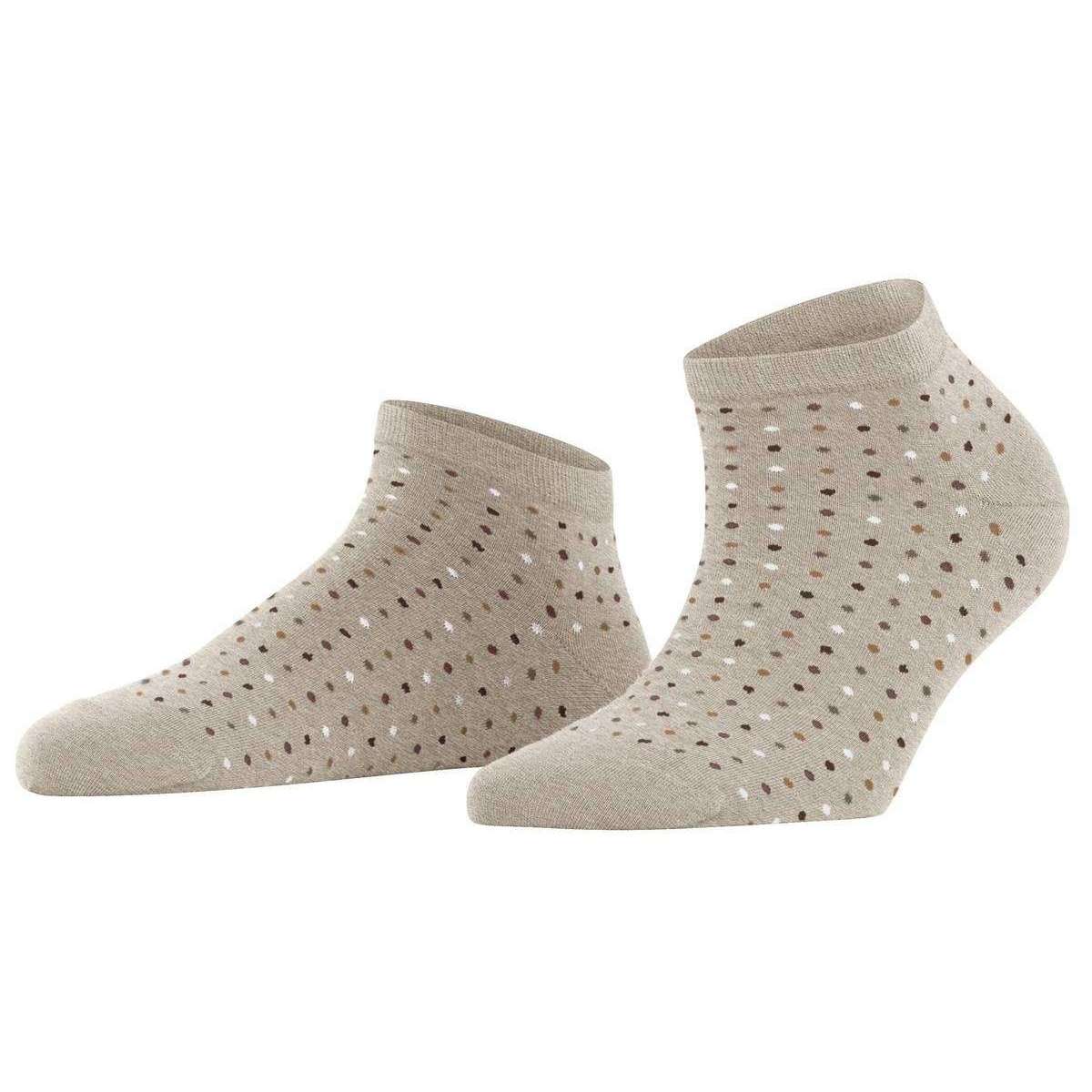 Falke Multispot Sneaker Socks - Nut Mel Beige