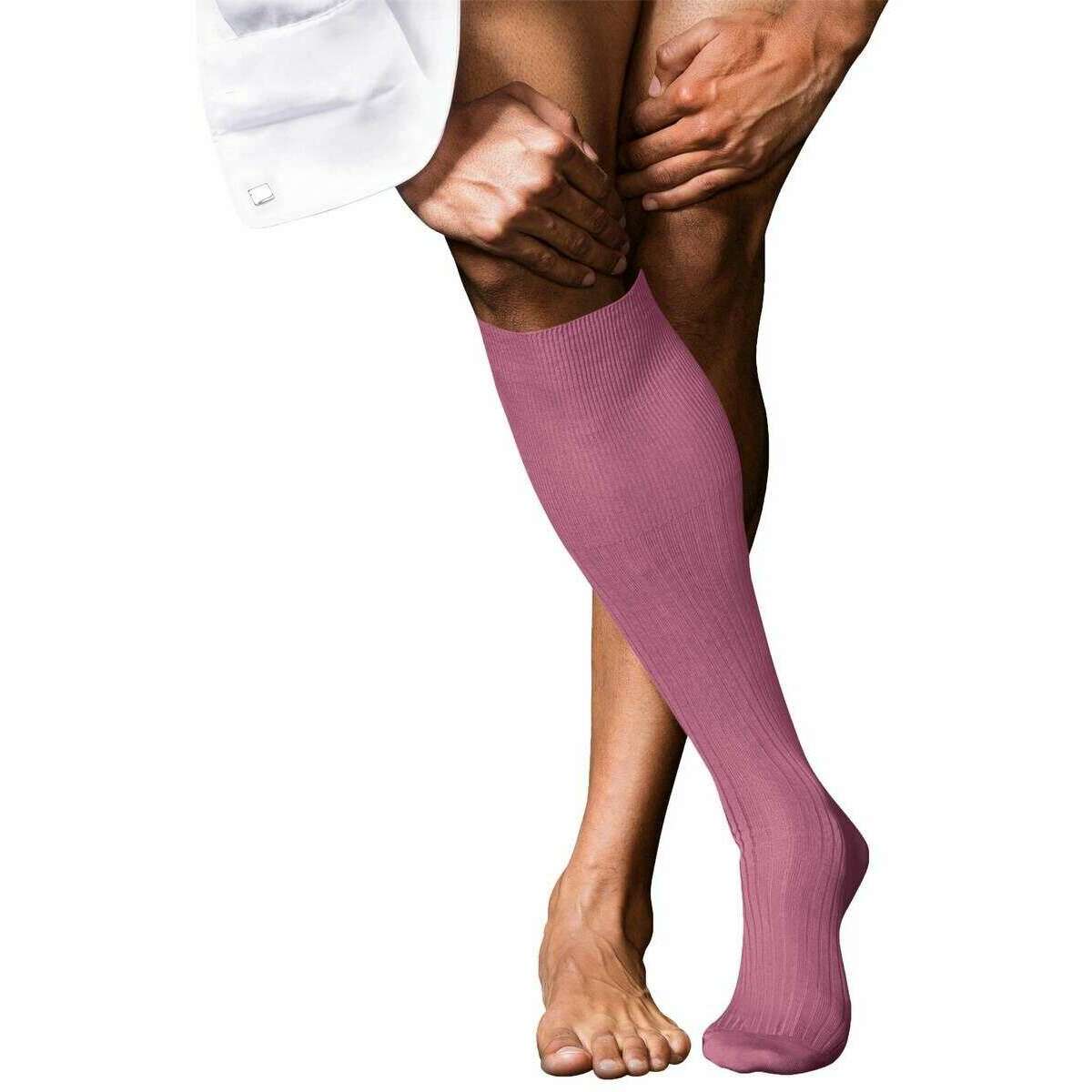 Falke No 10 Pure Fil d’Ecosse Knee High Socks - Rose Pink