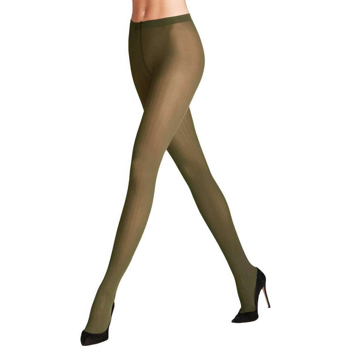 Falke Prime Rib 60 Denier Tights - Artichoke Green