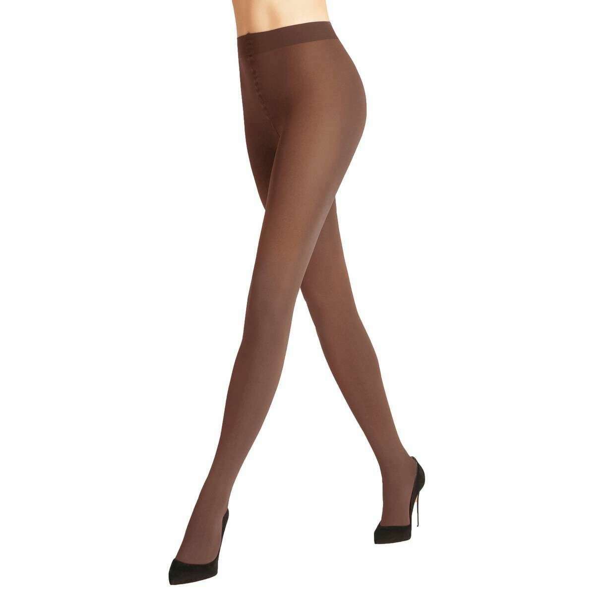 Falke Pure Matt 100 Denier Tights - Brandy Brown