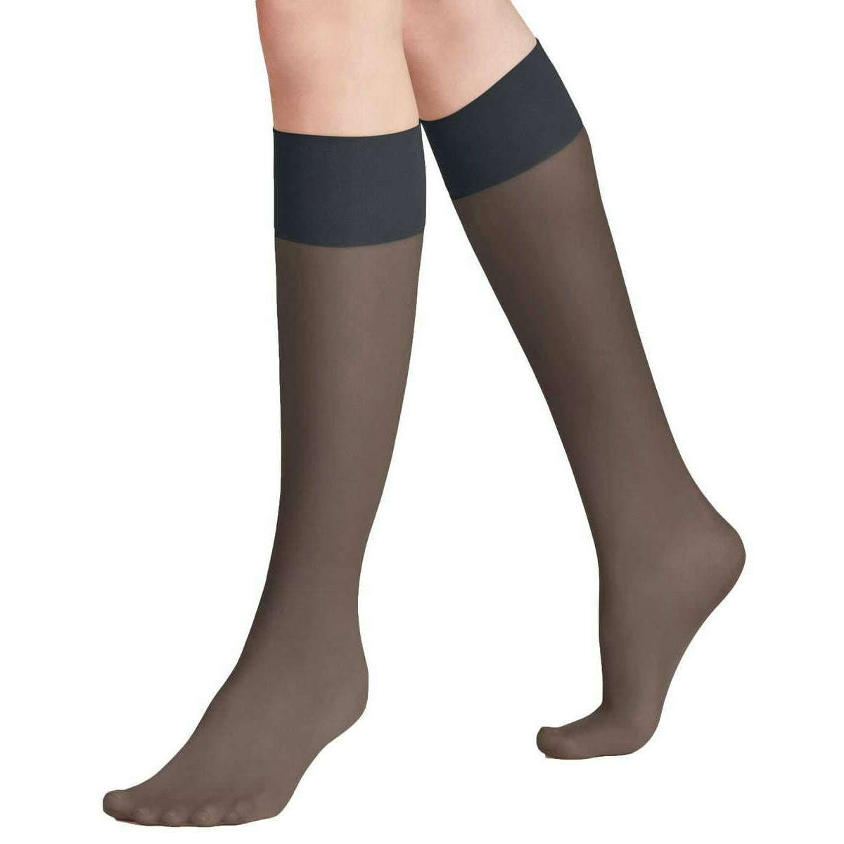 Falke Pure Matt 20 Denier Knee High Tights - Graphite Grey