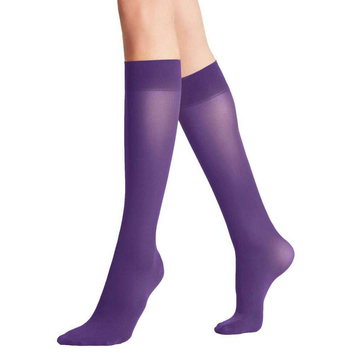 Falke Pure Matt 50 Denier Knee High Tights - Petunia Lilac