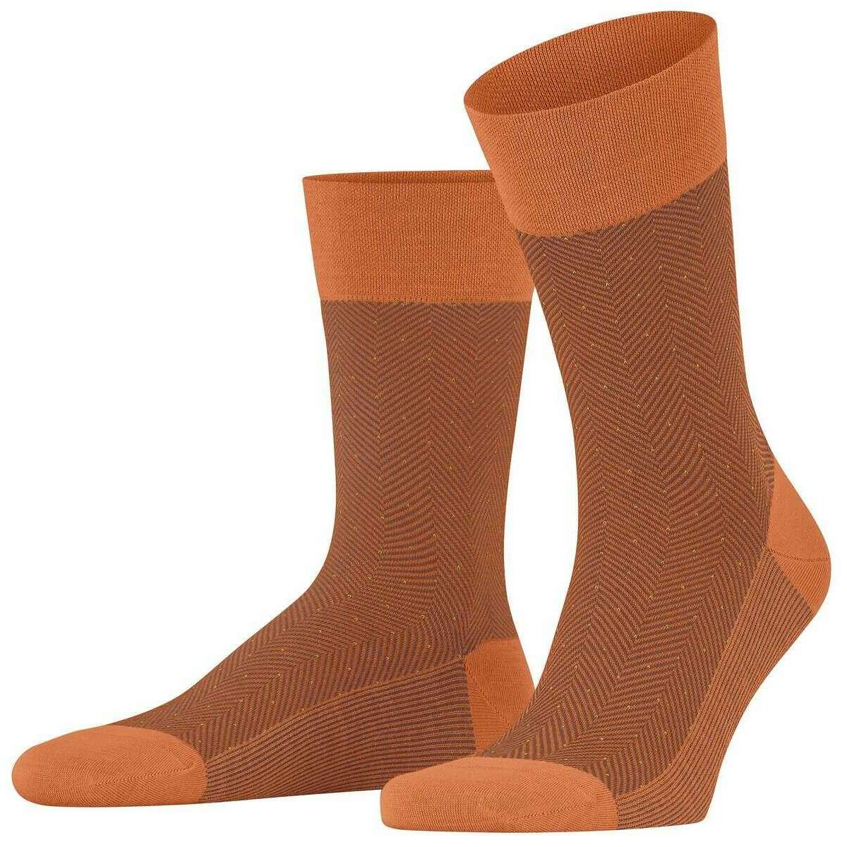 Falke Sensitive Herringbone Socks - Tandoori Orange