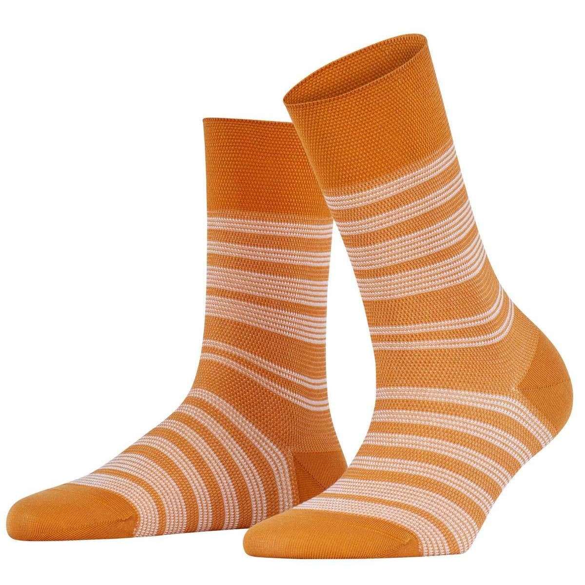 Falke Sensitive Sunset Stripe Socks - Orange