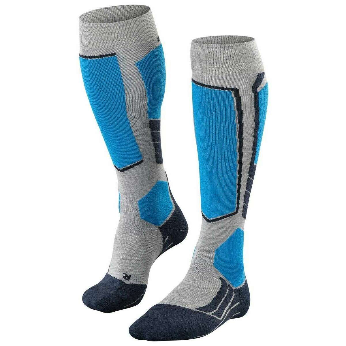 Falke SK2 Intermediate Wool Knee High Socks - Light Grey