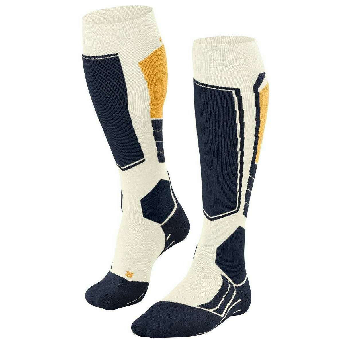 Falke SK2 Intermediate Wool Knee High Socks - Off White