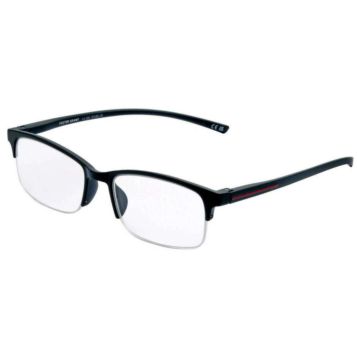 Foster Grant Dublin Reading Glasses - Matte Black