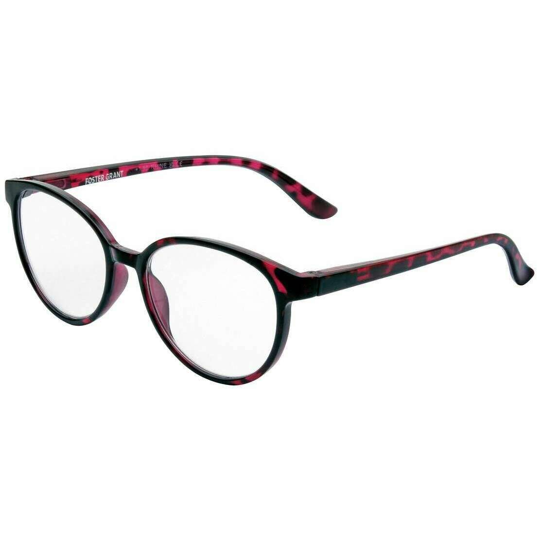 Foster Grant Rhine Reading Glasses - Magenta Pink Tortise Shell