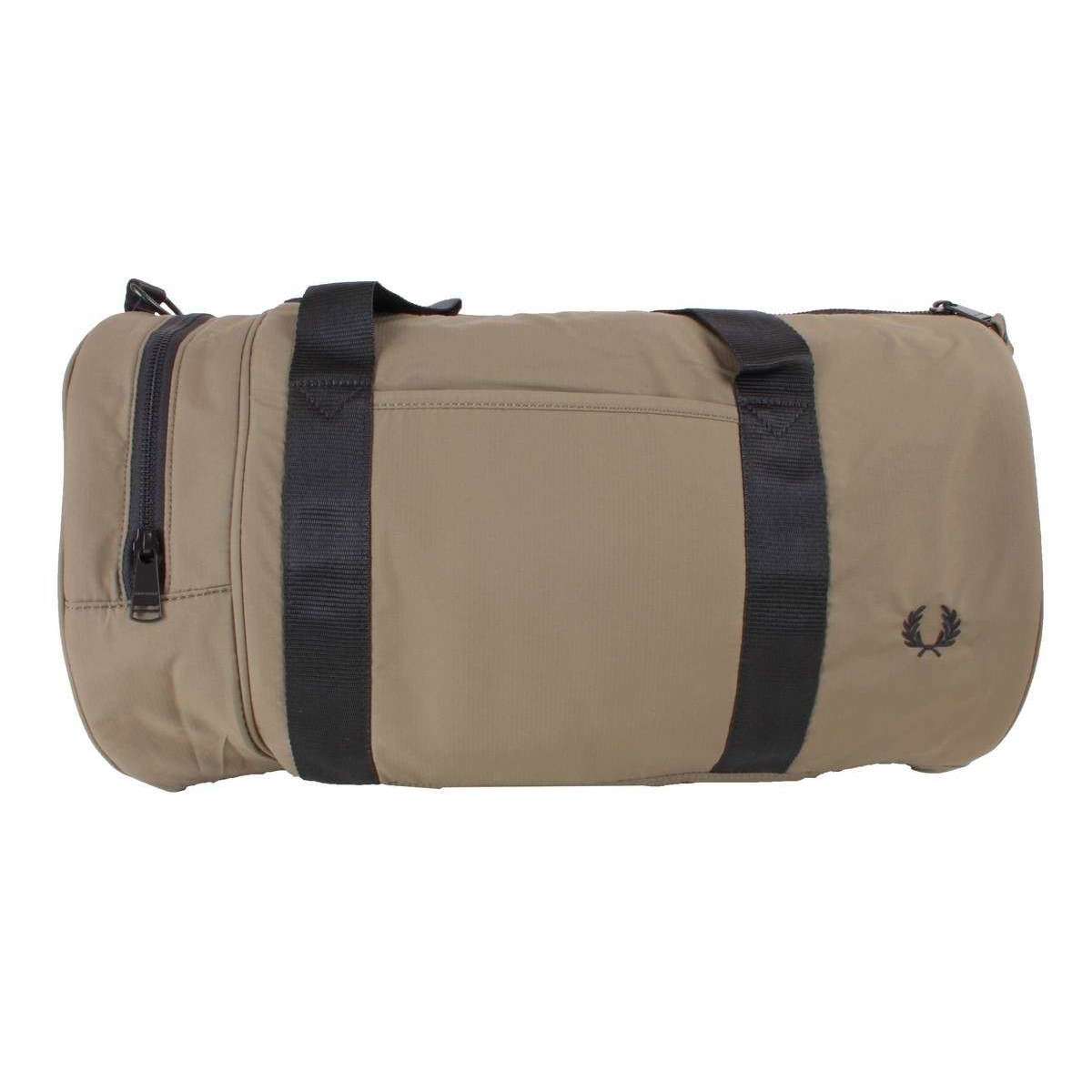 Fred Perry Ripstop Barrel Bag - Uniform Green