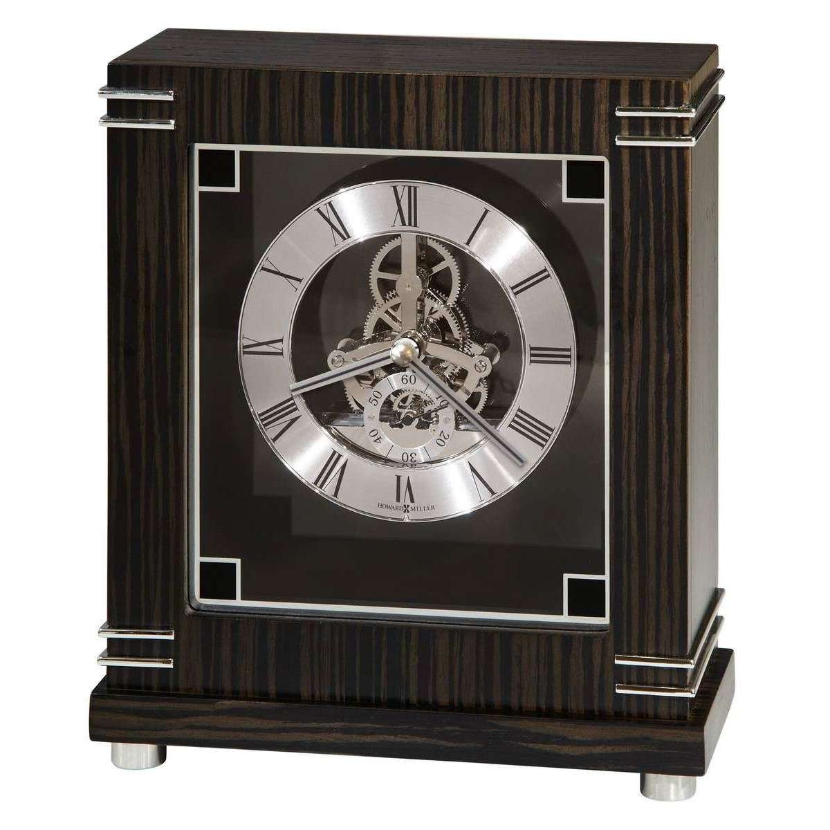Howard Miller Batavia Mantel Clock - Macassar Ebony