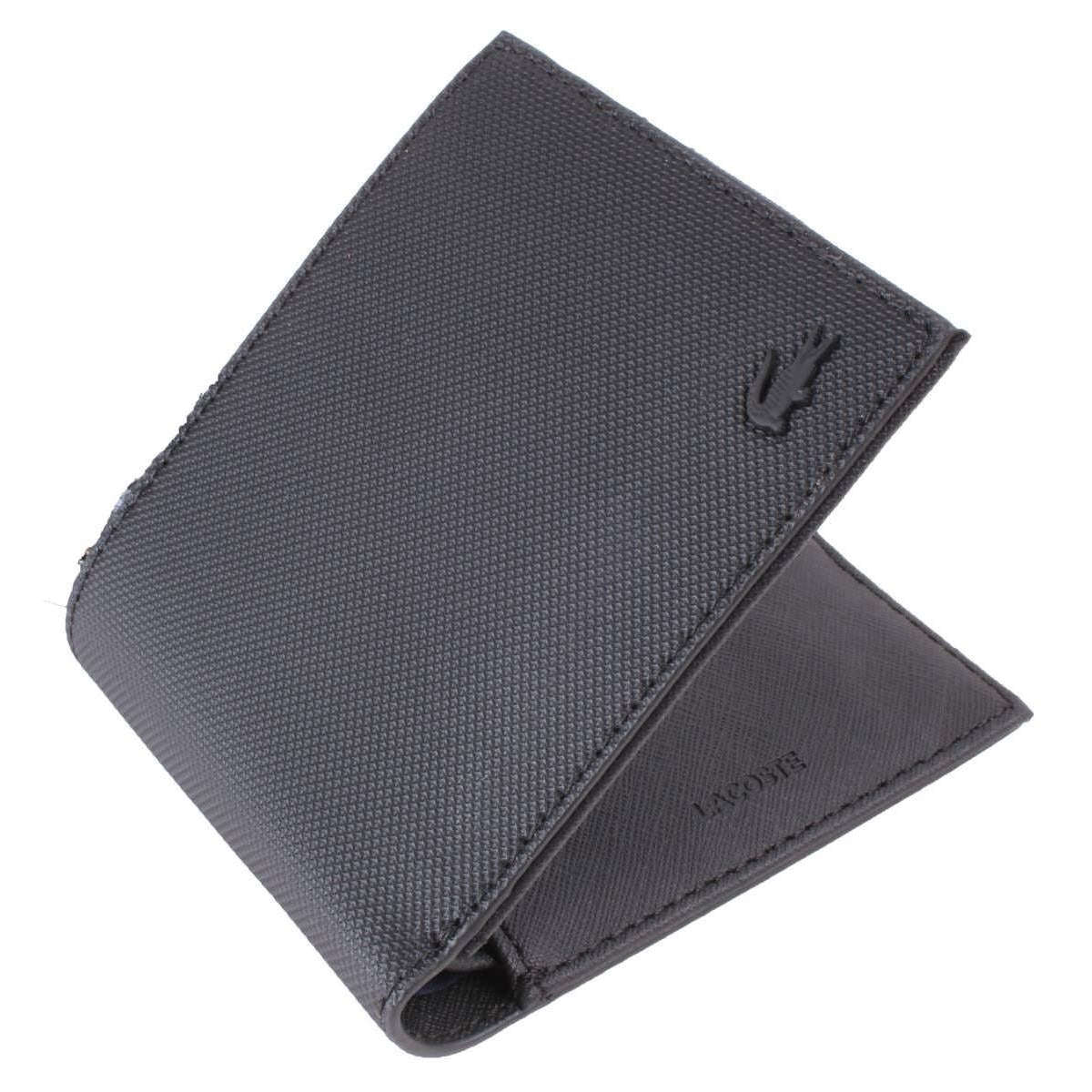 Lacoste Classic Small Folding Wallet - Black
