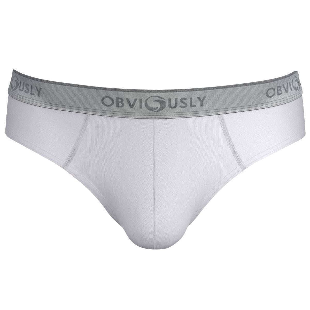 Obviously Comfort Briefs - White