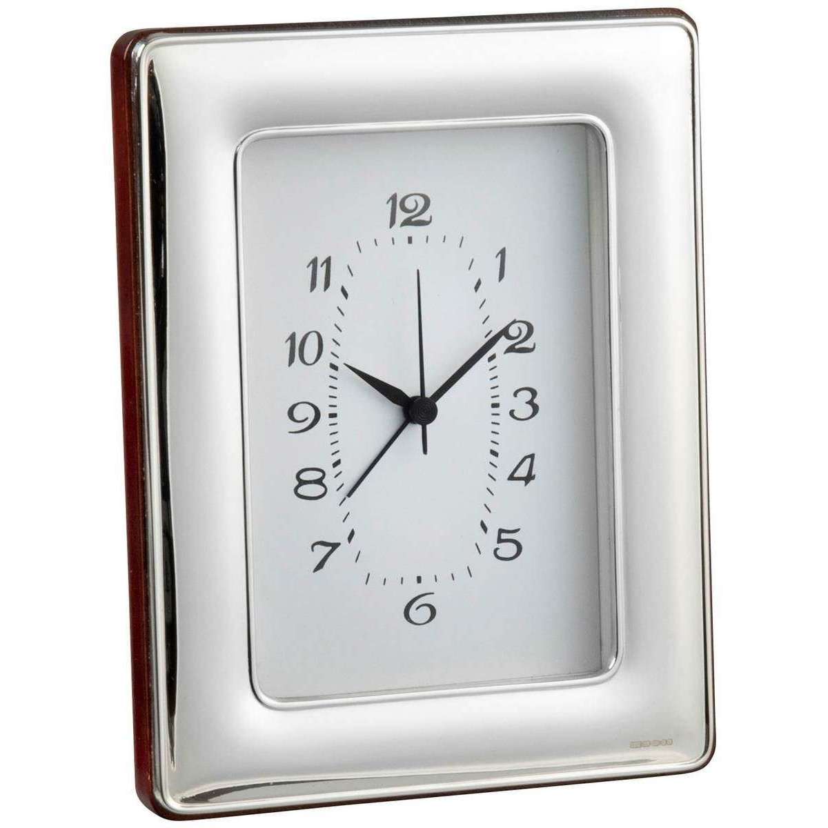 Orton West Large Mantel Clock - Silver