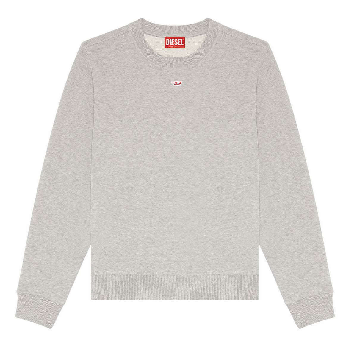 Diesel Ginn D Ribbed Trim Sweatshirt - Grey