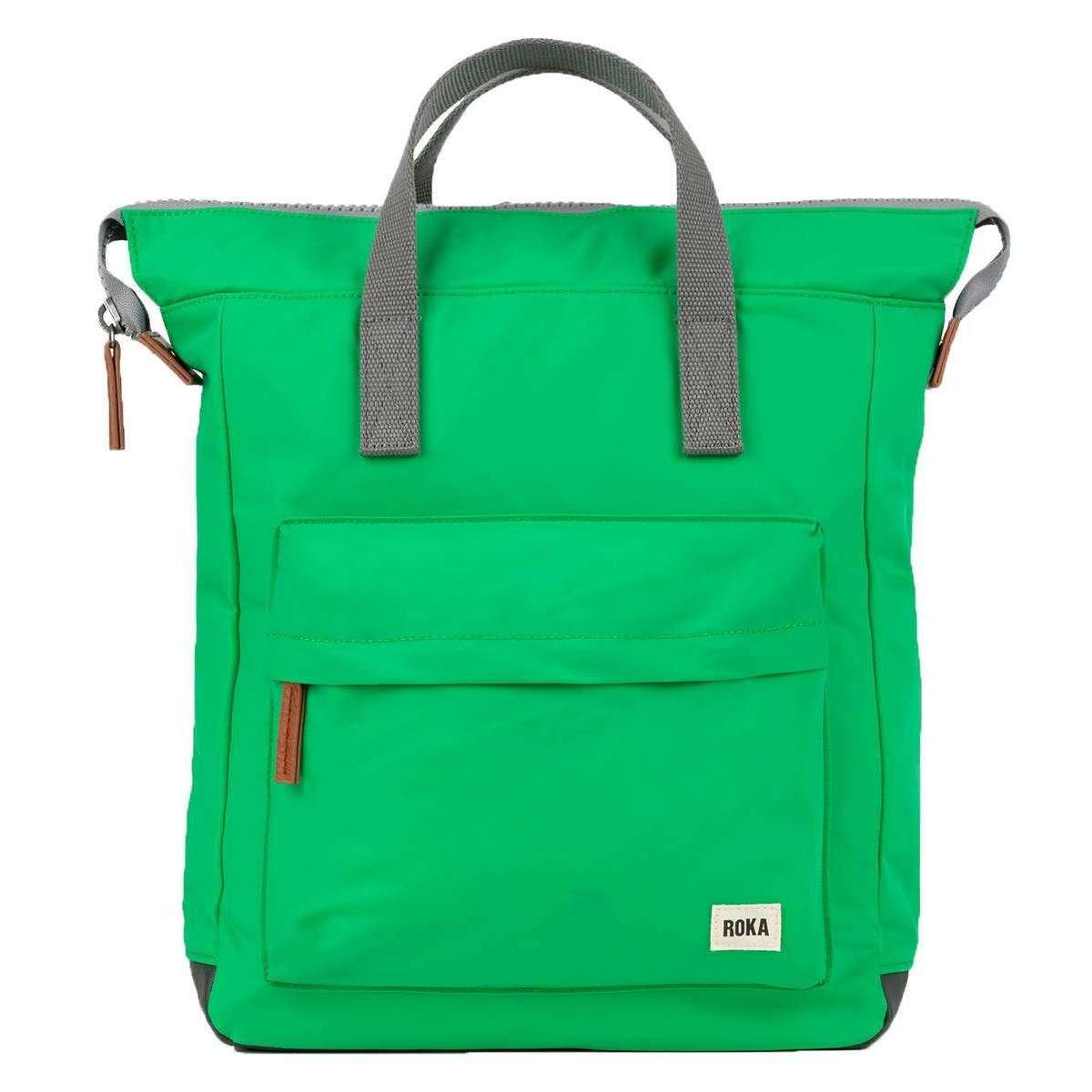 Roka Bantry B Medium Sustainable Nylon Backpack - Green Apple
