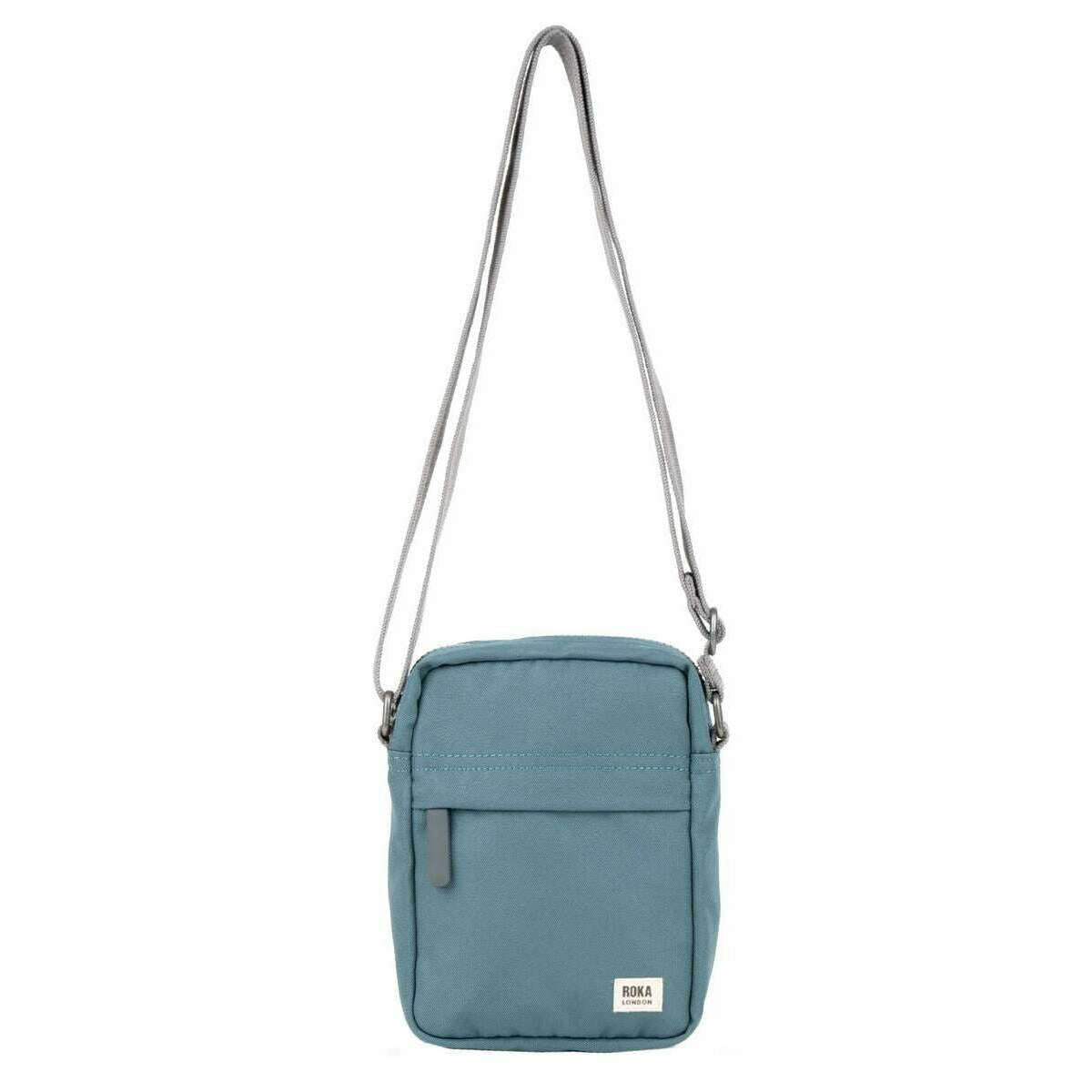 Roka Bond Recycled Canvas Crossbody Bag - Airforce Blue