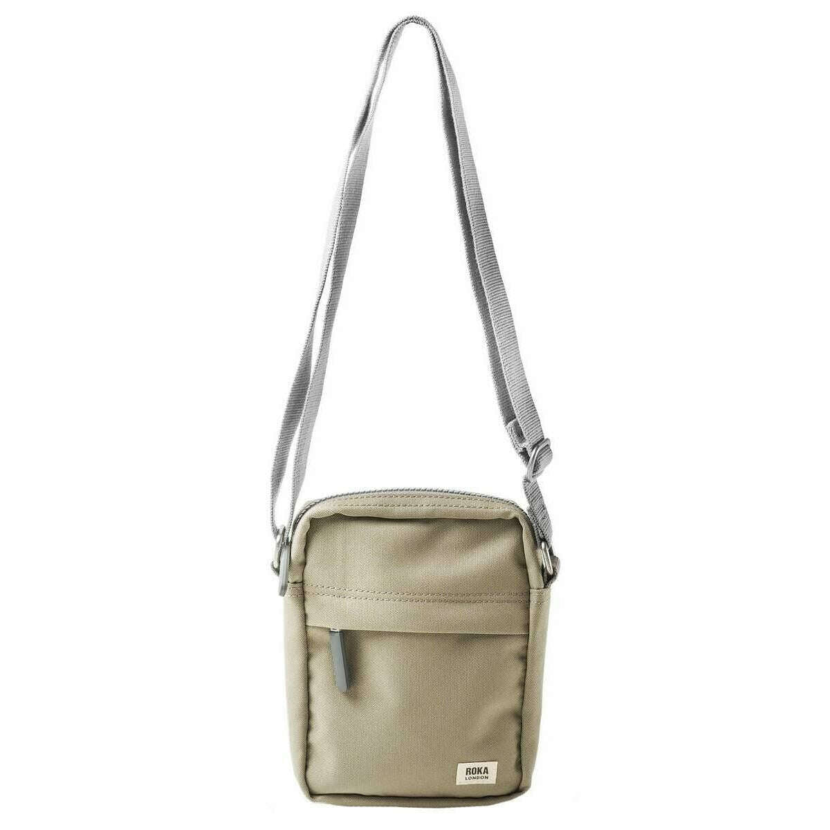 Roka Bond Recycled Canvas Crossbody Bag - Coriander Beige