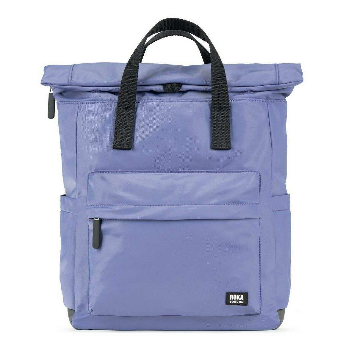 Roka Canfield B Medium Black Label Recycled Nylon Backpack - Dusted Peri Purple
