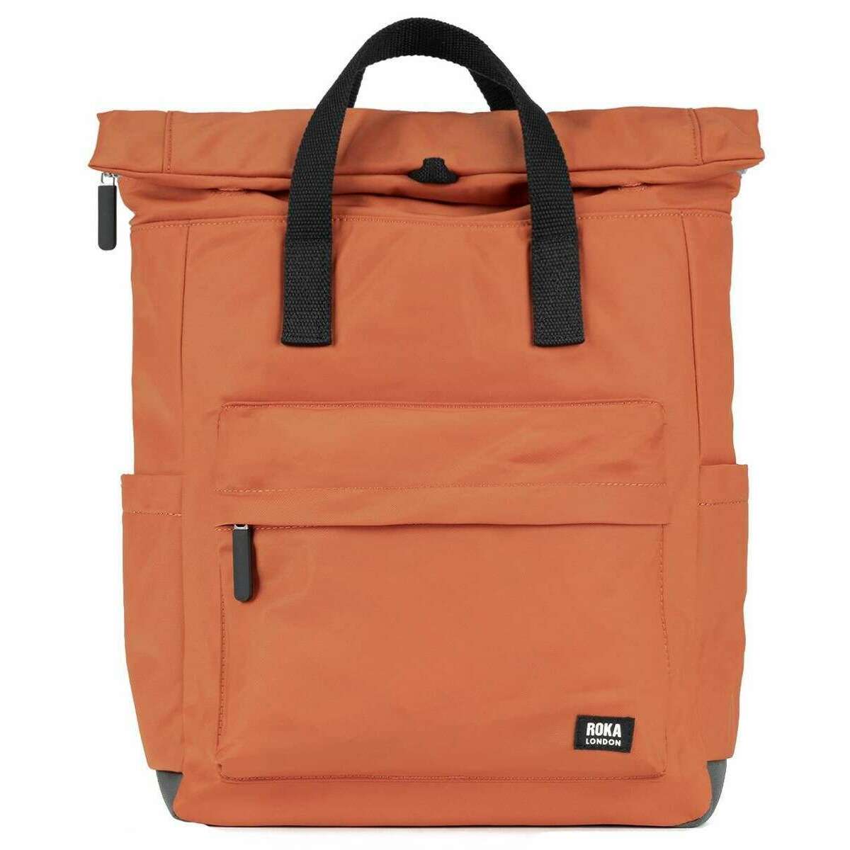 Roka Canfield B Medium Black Label Recycled Nylon Backpack - Rooibos Orange