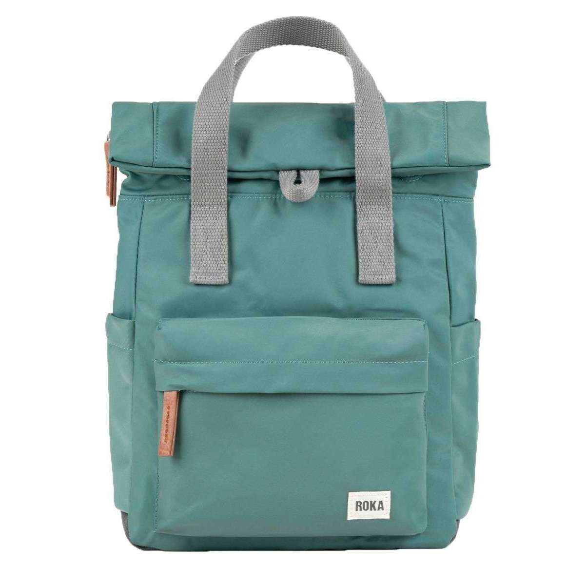 Roka Canfield B Small Sustainable Nylon Backpack - Sage Green