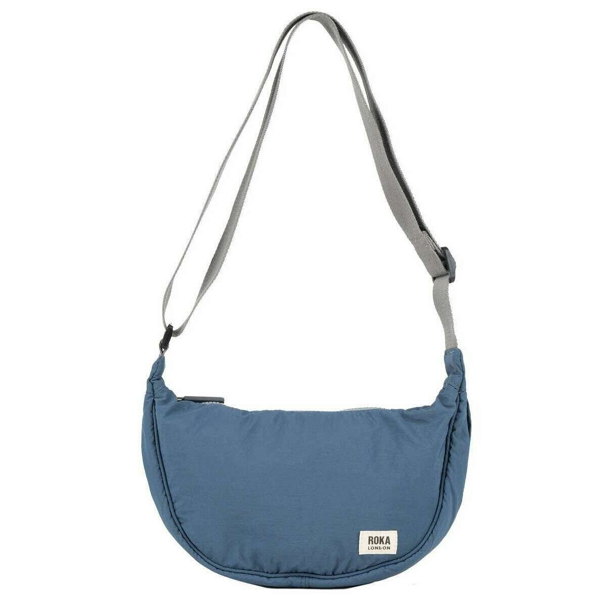 Roka Farringdon Recycled Taslon Slouchy Bag - Pacific Blue