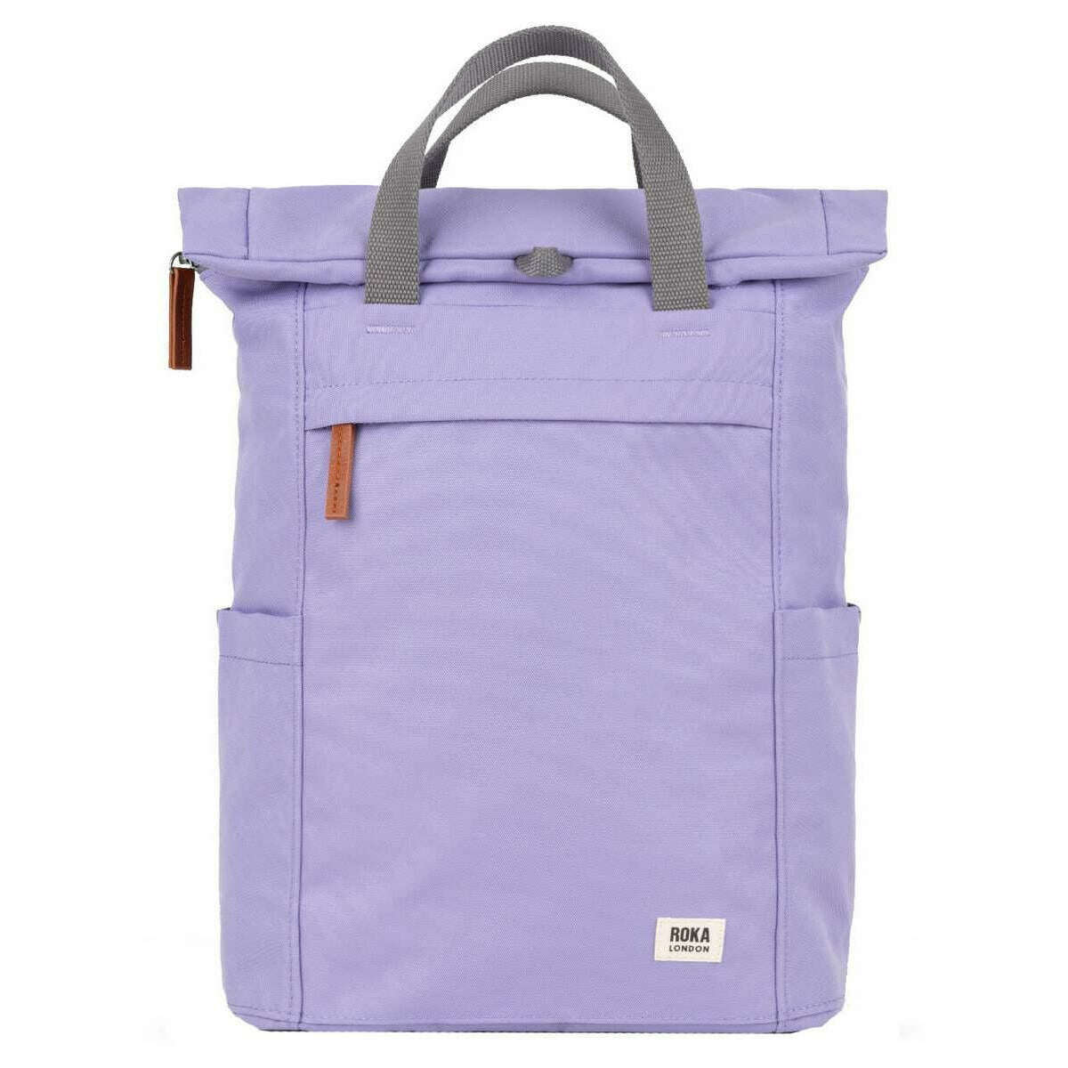 Roka Finchley A Medium Sustainable Canvas Backpack - Lavender