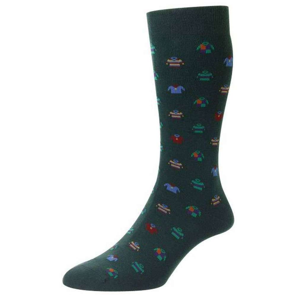 Scott Nichol Sedgley Organic Cotton Rubgy Shirt Socks - New Conifer Green